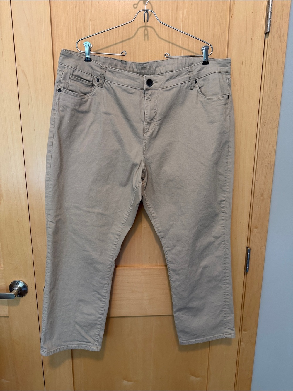 Kut from the Kloth Beige Crop Jeans
